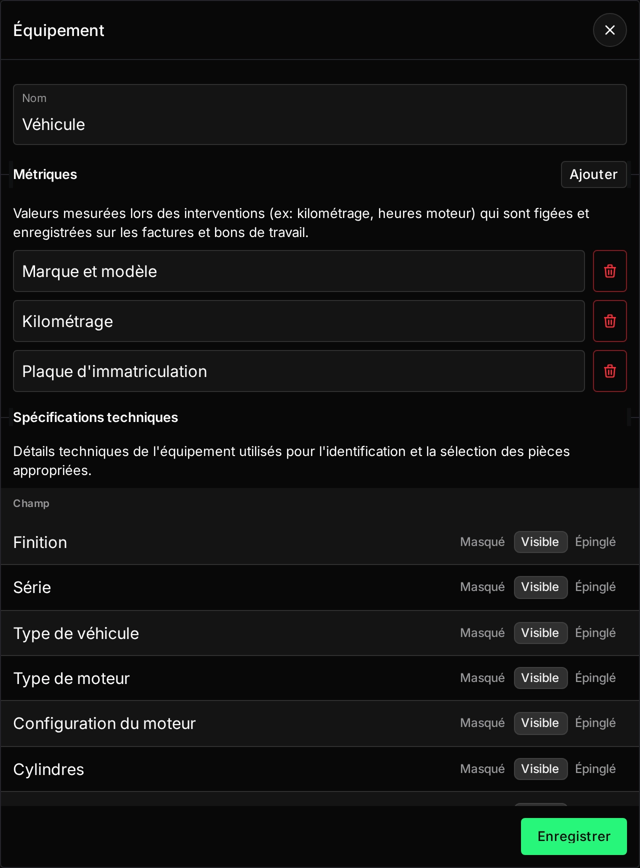 Organisez et suivez vos équipements