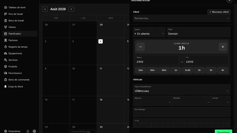 Mechmate appointment preview
